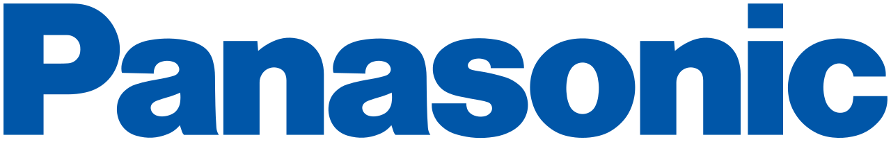 Panasonic logo in blue color